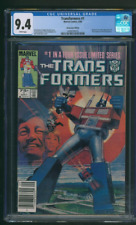 Transformers #1 CGC 9.4 Newsstand 1st App of Autobots & Decepticons Marvel 1984 picture