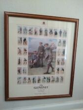 GLENLIVET Whiskey Vintage Golfers Collection Poster framed  picture