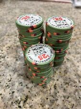 THE COMMERCIAL INN – Kennewick WA – BIG   LOT OF 66  $25.00 CASINO CHIPS picture