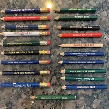 20 Different Golf Club Pencils Including Latrobe & Wilmington Country Club picture
