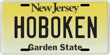 Hoboken New Jersey Aluminum License Plate picture