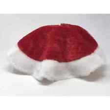 15 Inch Miniature Plush Red and White Christmas Tree Skirt MINI picture