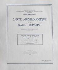 ARCHEOLOGICAL MAP SOUTH in the ROMAN era Arles Marseille Aix by BLANCHET 1936 picture