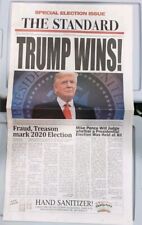 January 6, 2021 The Standard Newspaper  Donald Trump Wins Rare Historical Print picture