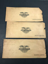 c.1900 Great State Life INsurance Envelopes unposted Wichita Kansas KS Lot (x3) picture