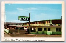 Postcard - Mission Beach Motel - Pacific Beach, San Diego, Calif. - 1940s (Q37) picture