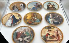 Norman Rockwell Knowles Rockwells Colonials Collectors Plate Set Of 8 picture