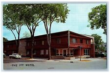 c1950's The Ivy Motel & Restaurant Classic Car La Crosse Wisconsin WI Postcard picture
