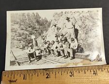 Antique Photo Occupational: Gold Mining Northern California/ Men @ Mine Portal picture