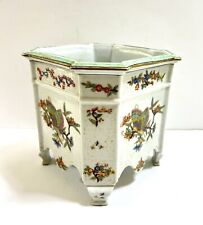 United Wilson Porcelain Asian Butterfly Cachepot Planter picture
