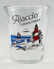 AJACCIO CORSICA FRANCE LIGHTHOUSE SHOT GLASS SHOTGLASS picture