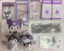 Sanrio Goods lot set 10 Kuromi Hand towel Mascot Acrylic charm Cutlery Pouch   picture