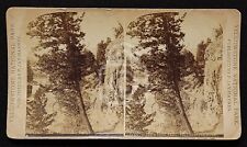 F. Jay Haynes Stereoview, Yellowstone River. C 1880's Yellowstone National Park picture