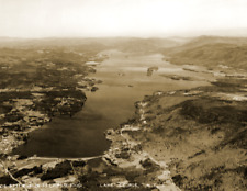1935 Aerial View of Lake George, New York Old Photo 8.5