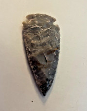 Authentic Vintage Southwestern Obsidian Spear Point With Side Notches picture