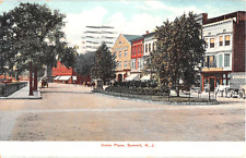 c.1908 Stores Union Place Summit NJ post card picture