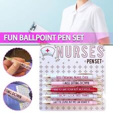 Valentine's Day Gift Funny Nurses Pens Set Ballpoint Pen Fun Pens Black Ink picture