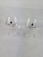 courvoisier cognac glasses de napoleon tumbler france x 2 picture