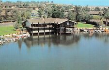 Quails Inn Lake San Marcos CA California Hotel Cottage Boating Vtg Postcard A58 picture