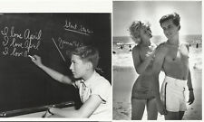 Original Vintage 1959 BILLY GRAY Father Knows Best 2 photos 1 shirtless 7x9 CBS picture