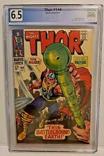 The Mighty Thor Issue #144 Marvel Comic Pgx 6.5  Stan Lee and Jack Kirby 1967  picture