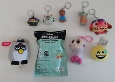 Keychains Backpack Clips Mix Lot of 9 American Heart Assoc  Crunchyroll Furby TY picture