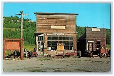 Oroville Washington Postcard Old Molson Mining Camp Bank c1960 Vintage Antique picture