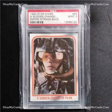 1980  Topps Star Wars #56 A Sudden Change.. Empire Strikes Back PSA 9 picture