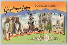 GREETINGS FROM Bloomsburg, Pennsylvania Posted 1947 picture