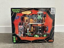 Lemax Spooky Town Animated Box of Bones Coffin Factory 2014 #45669 Tested Works picture
