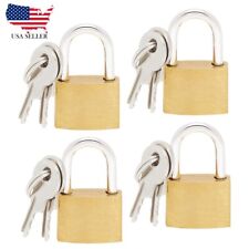 4 Pcs Small Locks with Keys, Mini Padlock for Luggage Lock, Backpack Locker picture