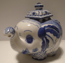 Indra Ceramic Hand Painted Elephant Tea Pot picture