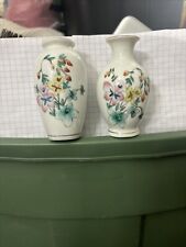Vintage Chinese Small flower Porcelain Vase Chinese  Set picture