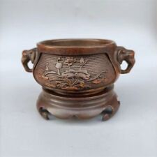 old china Antique Elephant Ear Lotus Set Stove picture