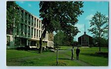 c1950's Albright College Building Campus Students Reading Pennsylvania Postcard picture