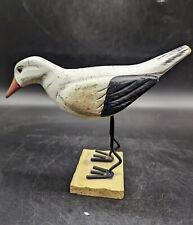Handmade Wood Wooden Seagull Shorebird Figurine 5.5