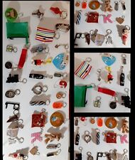 Large lot Vintage Advertising & Novelty Key Chains Rings 30+ picture