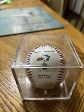 Peanuts Collector Club 2001 Snoopy Baseball In Case picture