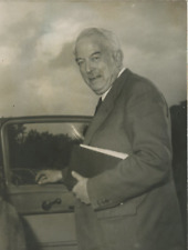 L'Spanish Ambassador to Quai d'Orsay Vintage Silver Print Ti picture