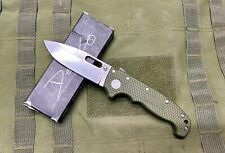 Demko AD20 Drop Point CPM-3V OD Green Full Size Folding Knife picture