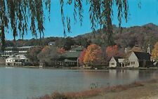 Lake Junaluska Waynesville North Carolina Terrace Hotel Church Vtg Postcard S8 picture