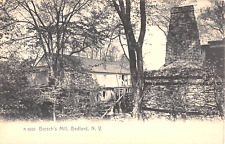 c.1905 Bursch's Water ? Mill Bedford NY postcard Westchester county picture