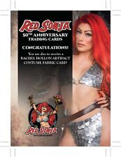 Red Sonja 50th Anniversary Trading CardRachel Hollon Artifact costume redemption picture