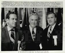 1970 Press Photo Warren E. Burger, Warren E. Hearnes & Raymond P. Shafer, MO picture