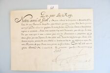 Original 1745 France King Louis XV Royal Decree Phelypeaux French Revolution picture