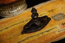 Real Rare Tibet 17th Century Old Antique Buddhist Bronze Seal Stamper Amulet picture