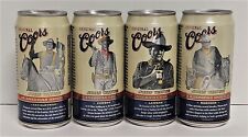 1997 COORS Beer - JOHN WAYNE 4 CAN SET - CAVALRYMAN - COWBOY - LAWMAN - RANCHER picture
