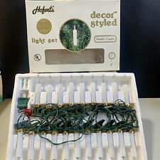 Vintage Hofert’s Decor Styled 20 Light Set Twinkle Candle No.1831 Outdoor Rated picture