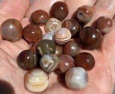 73g Lake Superior Agate Polished Marbles Beads Mini Spheres 22 Total Lsa picture