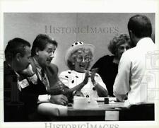 1994 Press Photo Miami Beach Chamber of Commerce runs mock casino - lra06786 picture